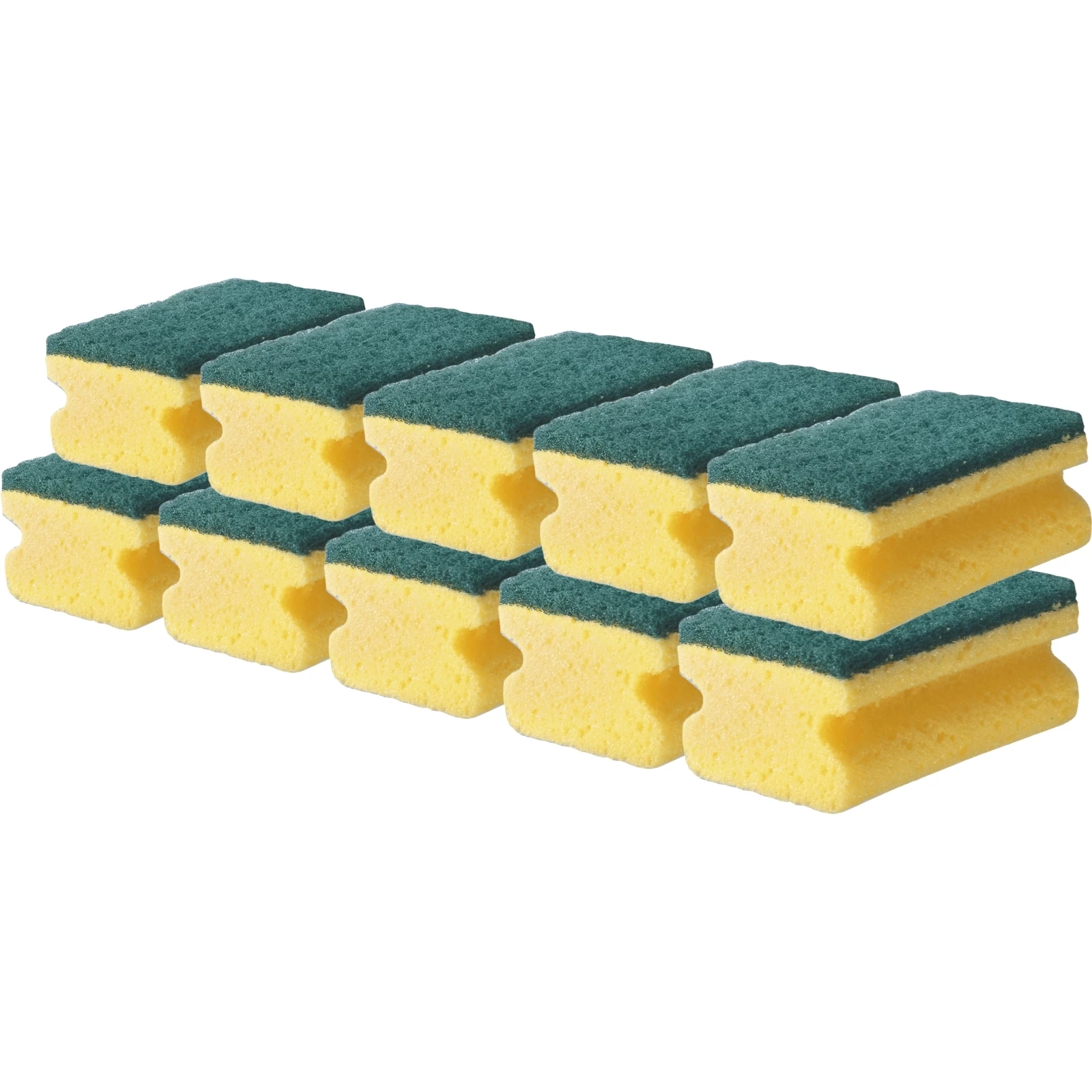 wolino® Padschwamm abrasiv Premium Gelb/Grün