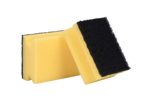 Padschwamm abrasiv Premium gelb/schwarz Verkaufseinheit SM406 7040186444064